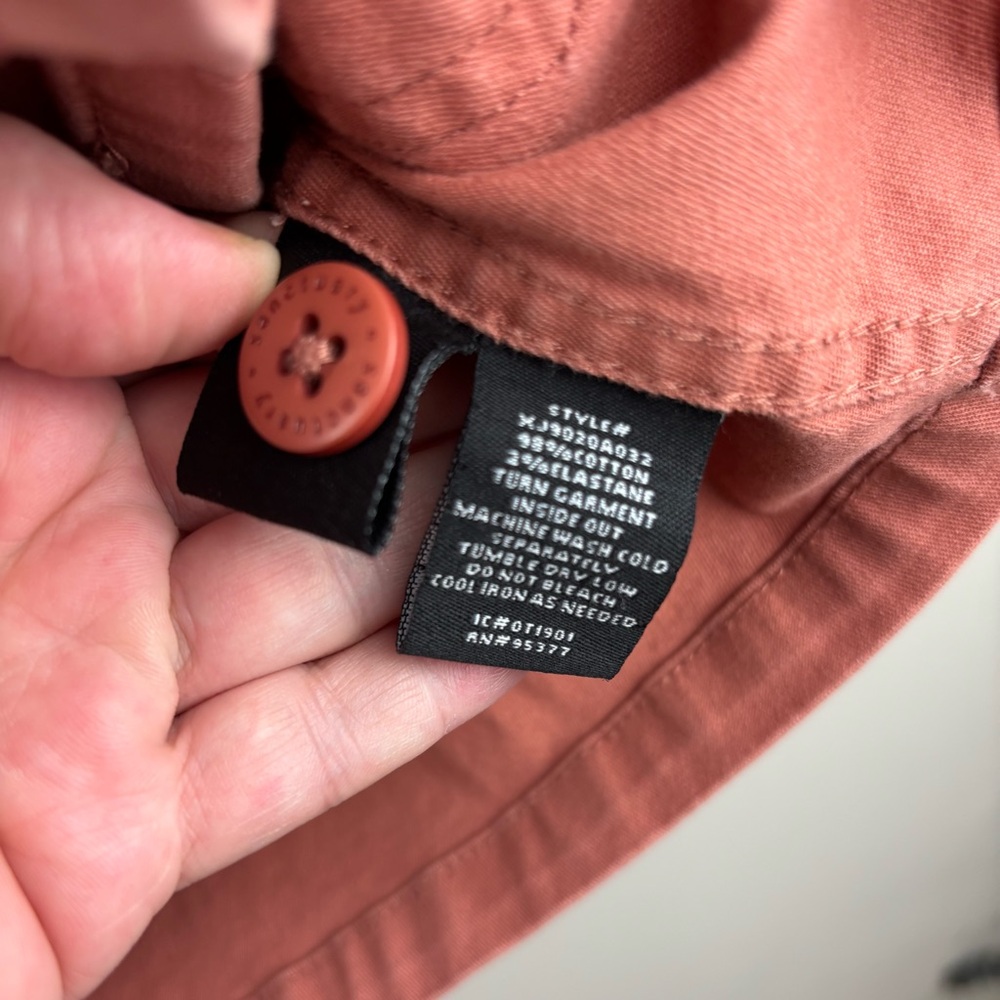 Sanctuary Button Front Utility Jacket In Dust Pin… - image 6